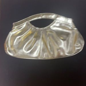 Shiny Gold Handbag 11 X 13 Satin lining and lightweight